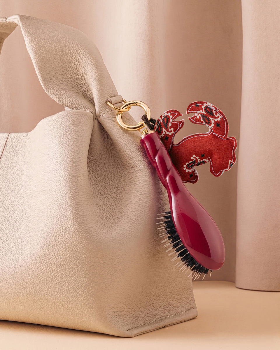 Call It By Your Name x La Bonne Brosse Duo: Micro Hairbrush N.02 Cherry Red and its Charm