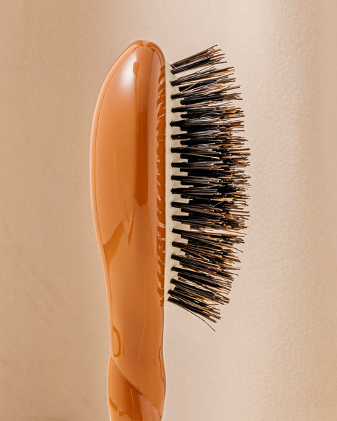 N.01 The Small Shine & Care Hair Brush THE UNIVERSAL Terracotta - Image 3