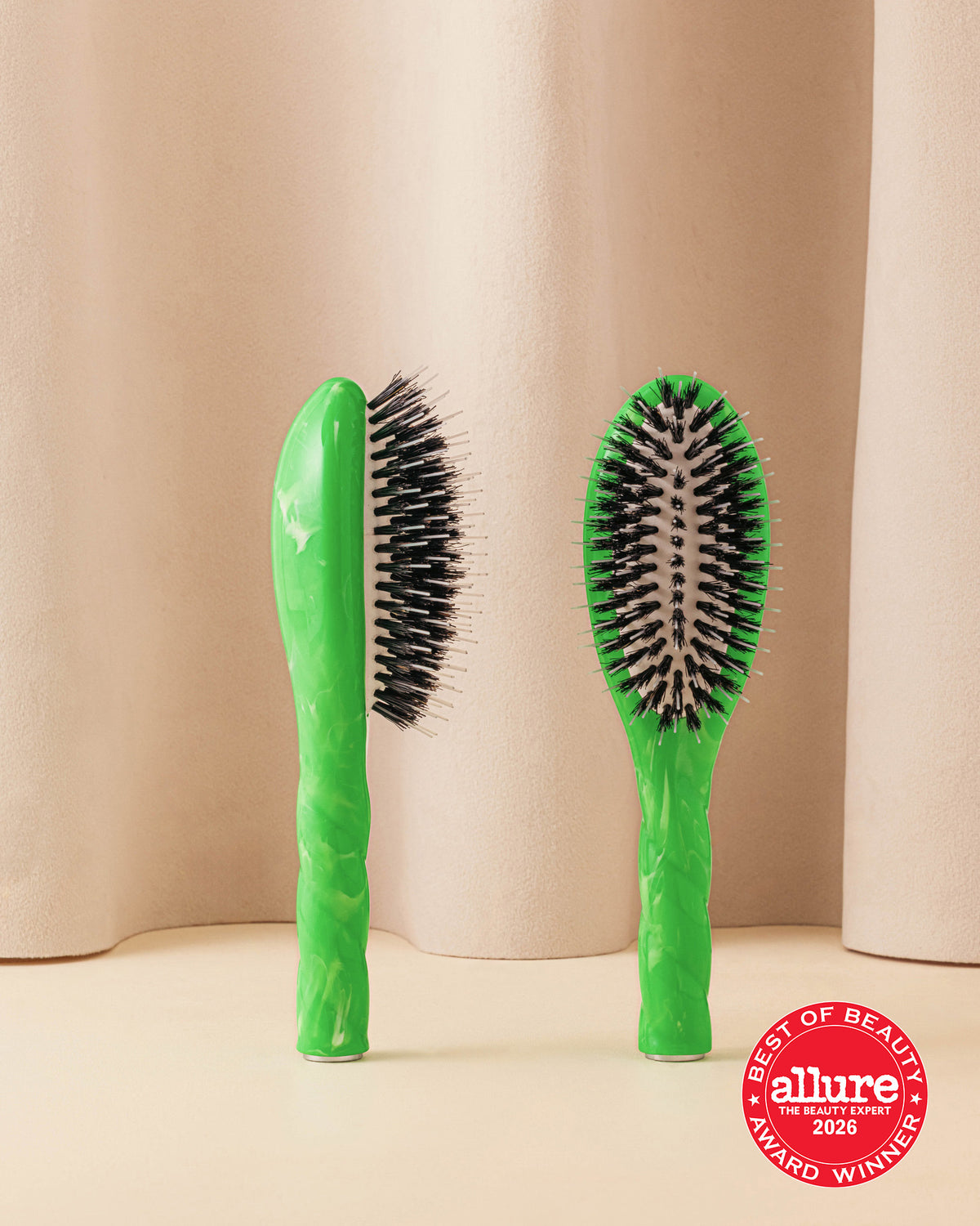 Roseanna x La Bonne Brosse N.02 La Petite Brosse Démêlante & Soin l'Indispensable Tie & Dye Vert