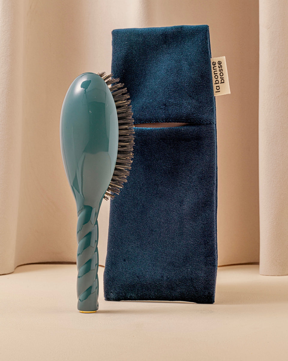 Duo : La Bonne Brosse et sa Pochette Bleu Encre