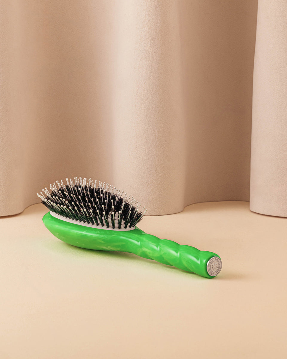 Roseanna x La Bonne Brosse N.03 La Brosse Cuir Chevelu Sensible l'Indispensable Douceur Tie & Dye Vert