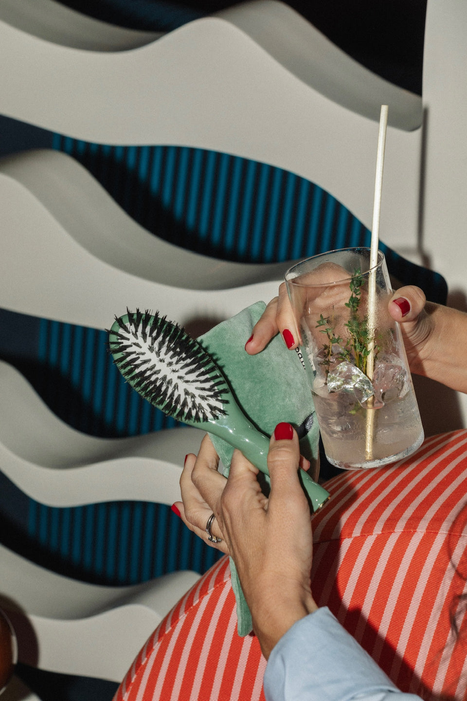 Il Trio Spazzola Piccola Verde Mandorla