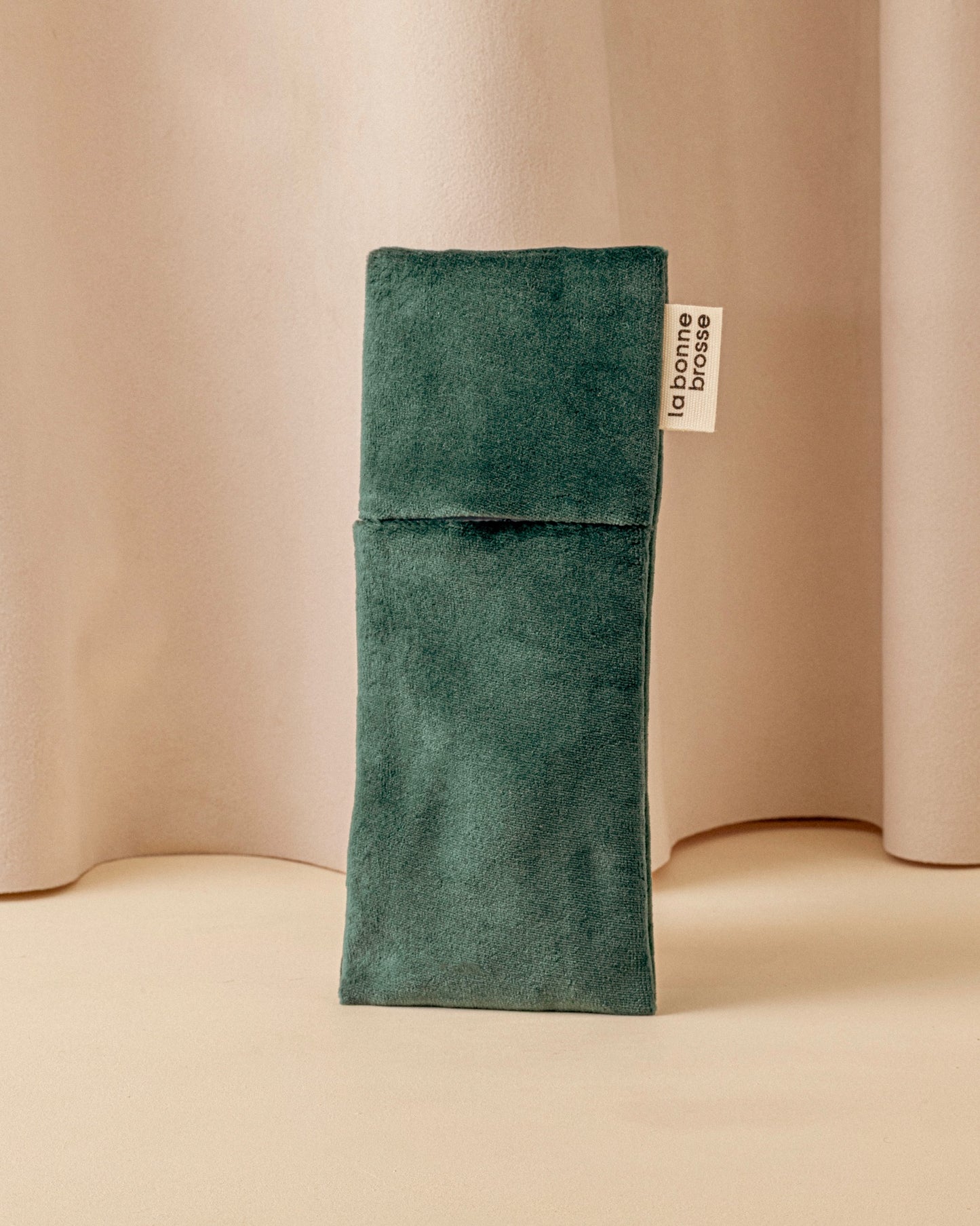 La Pochette “Spazzola Piccola” Verde Smeraldo