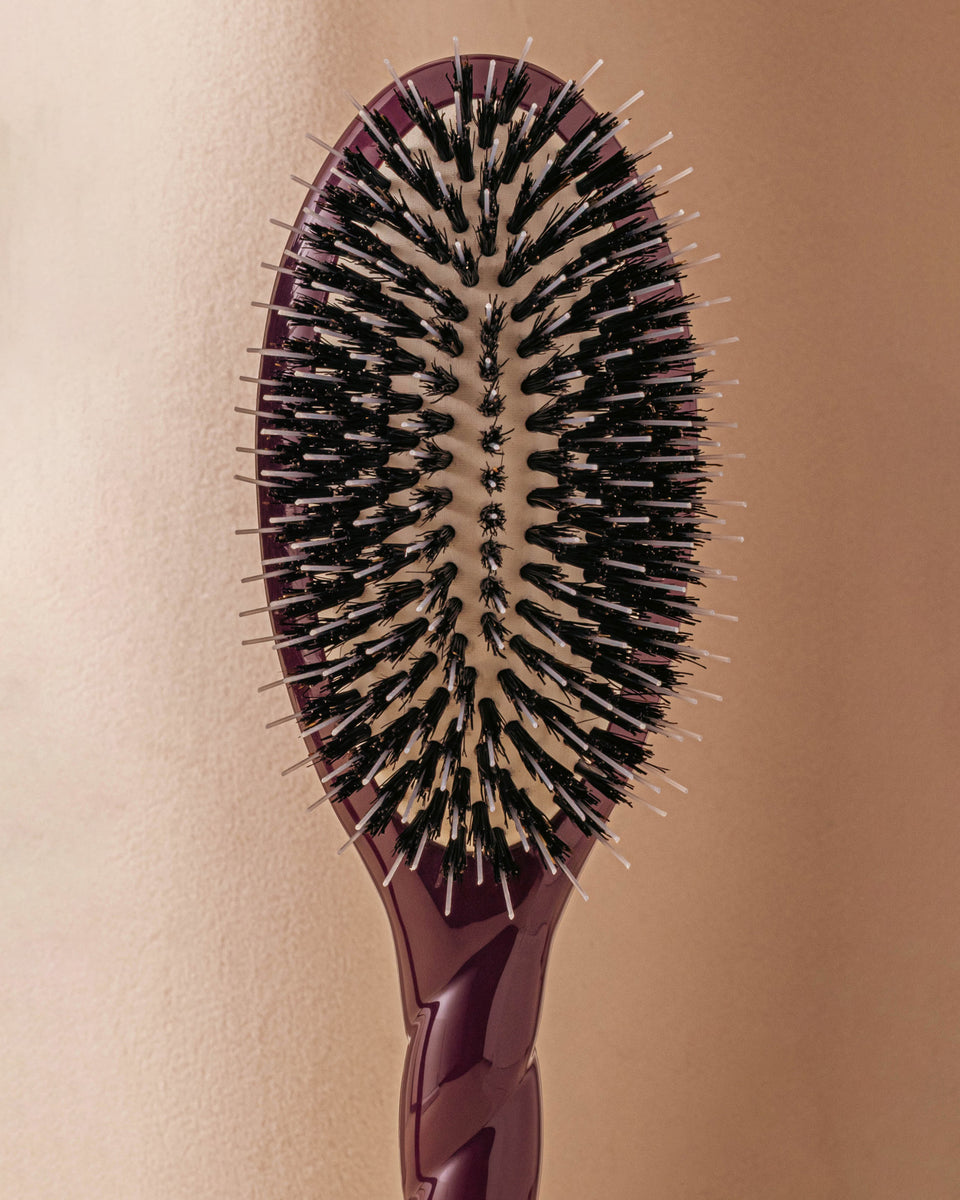 Édition Limitée Aubergine N.02 La Brosse Démêlante & Soin l'Indispensable