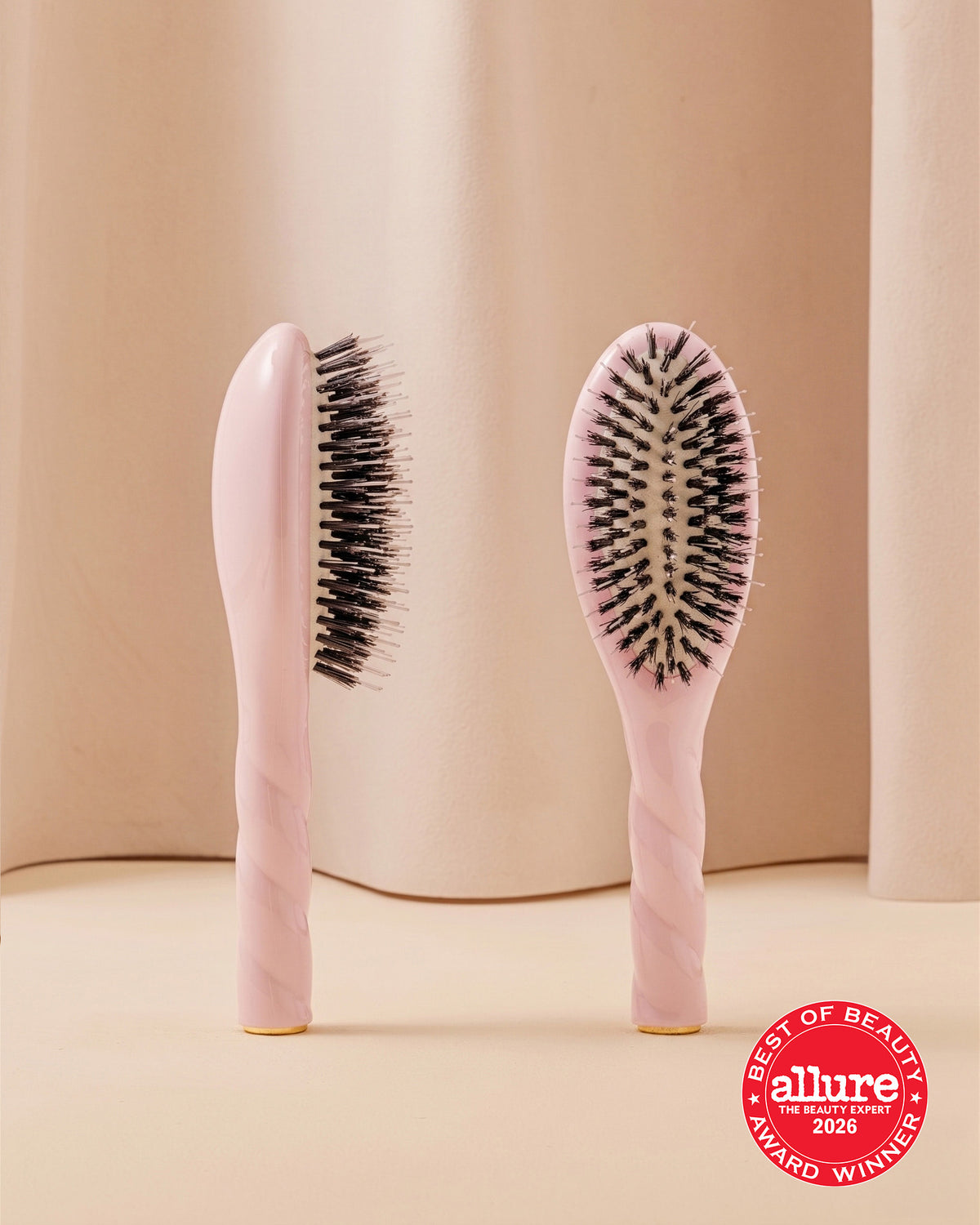 N.02 The Small Care & Detangling HairBrush The Essential Lilac Pink