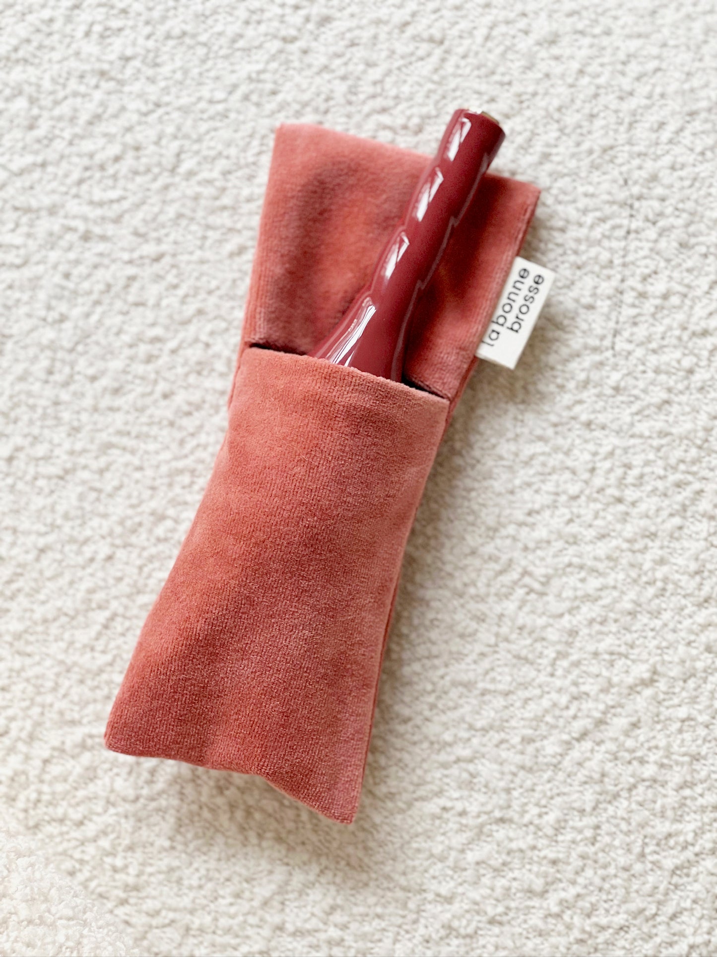 Clay Court Small Hair Brush Pouch