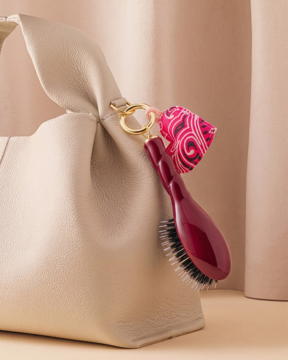 Call It By Your Name x La Bonne Brosse Duo: Micro Hairbrush N.02 Cherry Red and its Charm