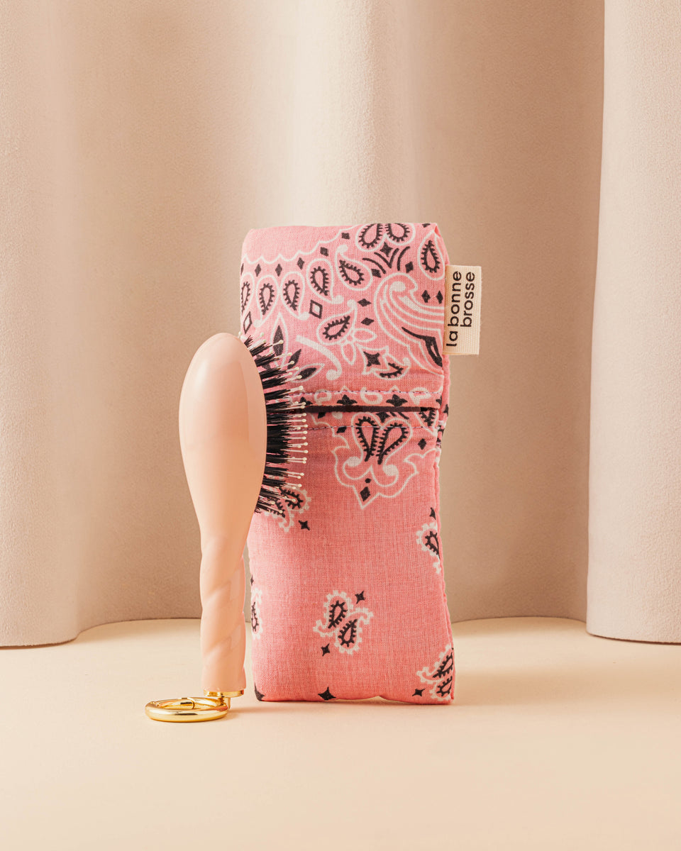 Call It By Your Name x La Bonne Brosse Pale Pink Micro Brush Pouch