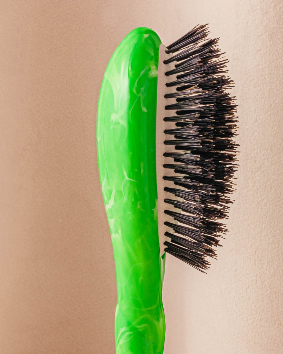 Roseanna x La Bonne Brosse N.01 La Petite Brosse Brillance & Soin l'Universelle Tie & Dye Vert