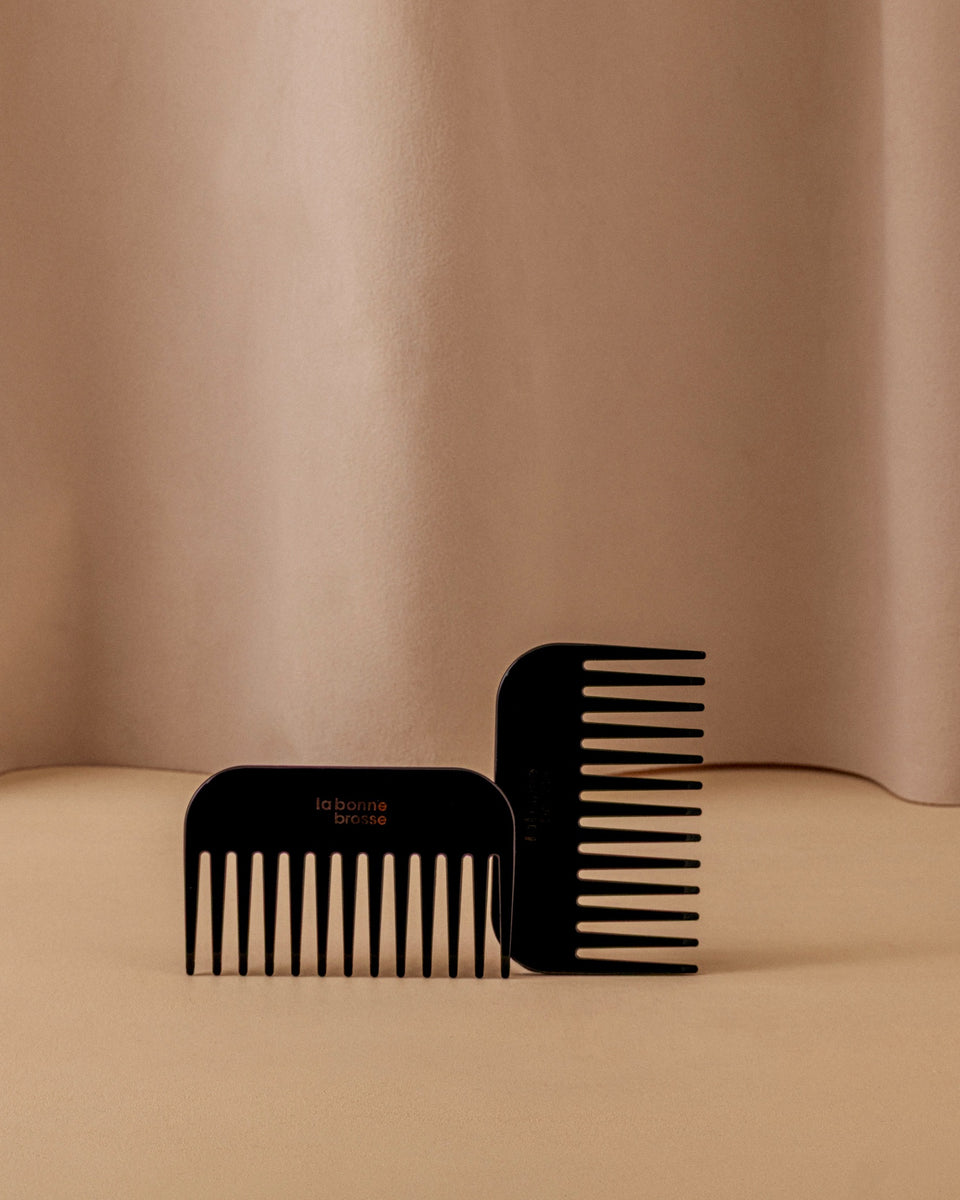 Edición Limitada El Peine Pequeño Grande Desenredante de Acetato Negro