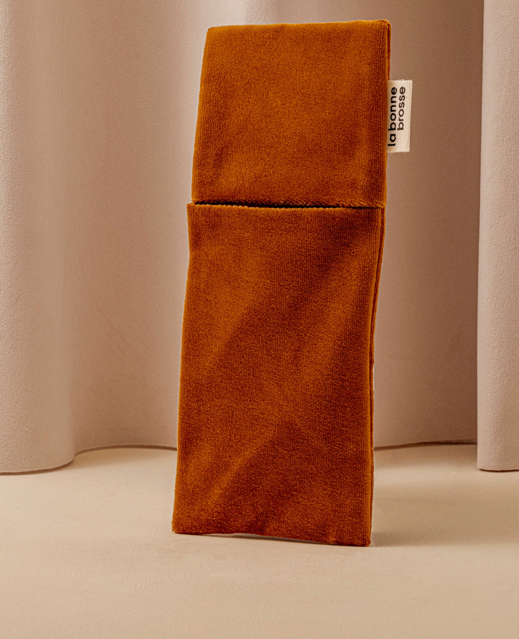 La Pochette "Grande Brosse" Terracotta