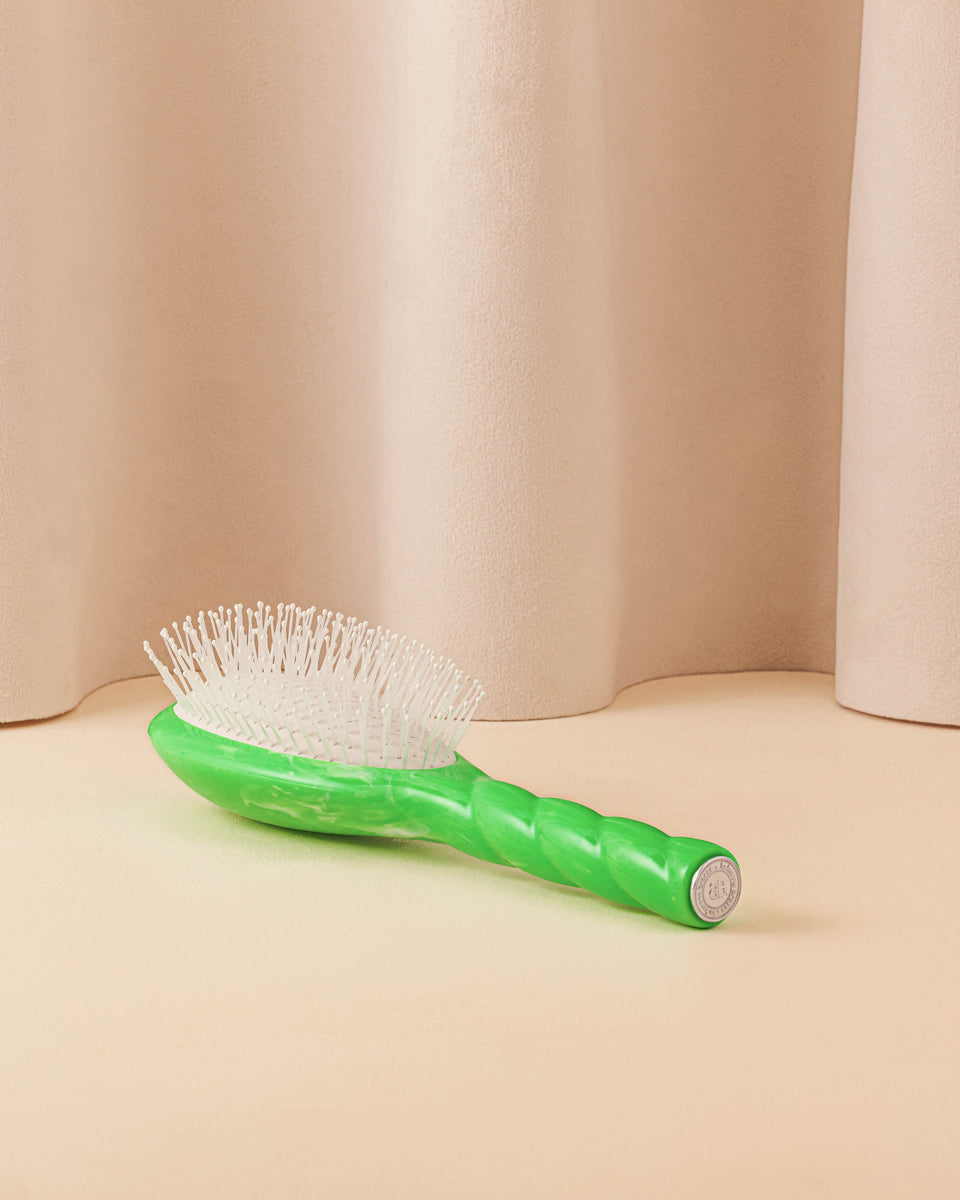 Roseanna x La Bonne Brosse N.04 La Brosse Démêlante & Massante La Miracle Tie & Dye Vert