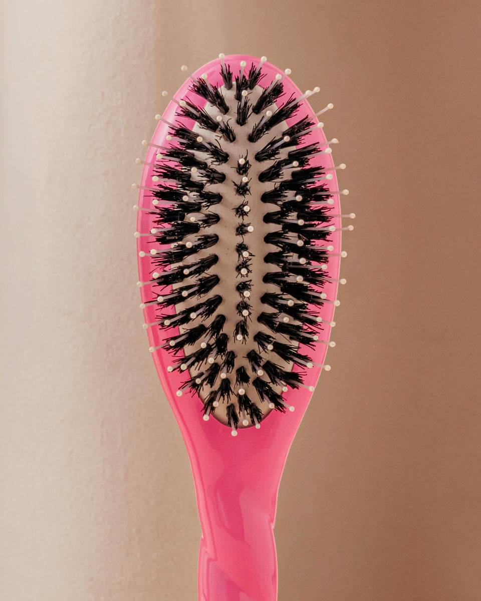 Limited Edition October Pink N.03 The Small Gentle Scalp Care HairBrush The Essential Softness