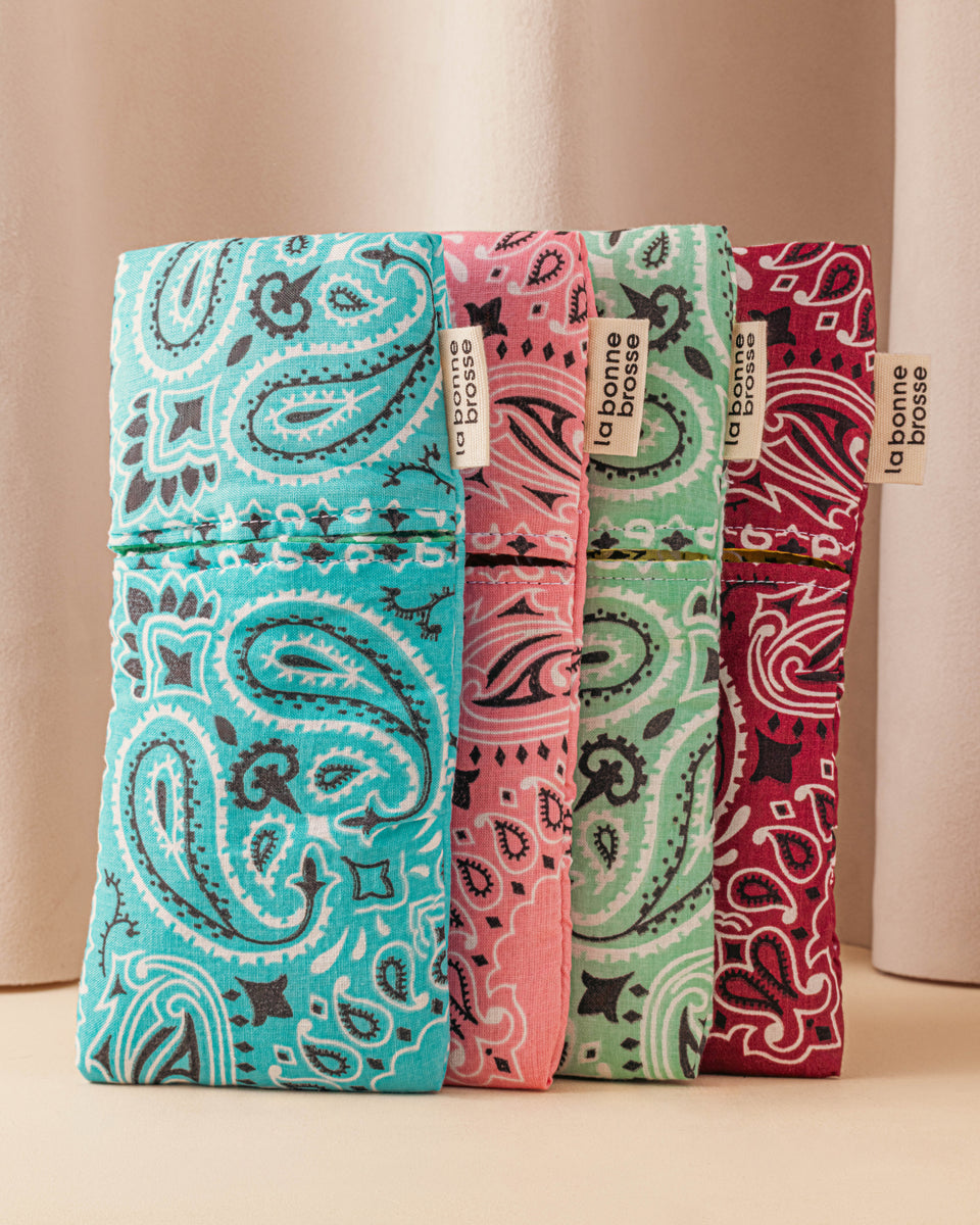 Call It By Your Name x La Bonne Brosse Mint Small Brush Pouch