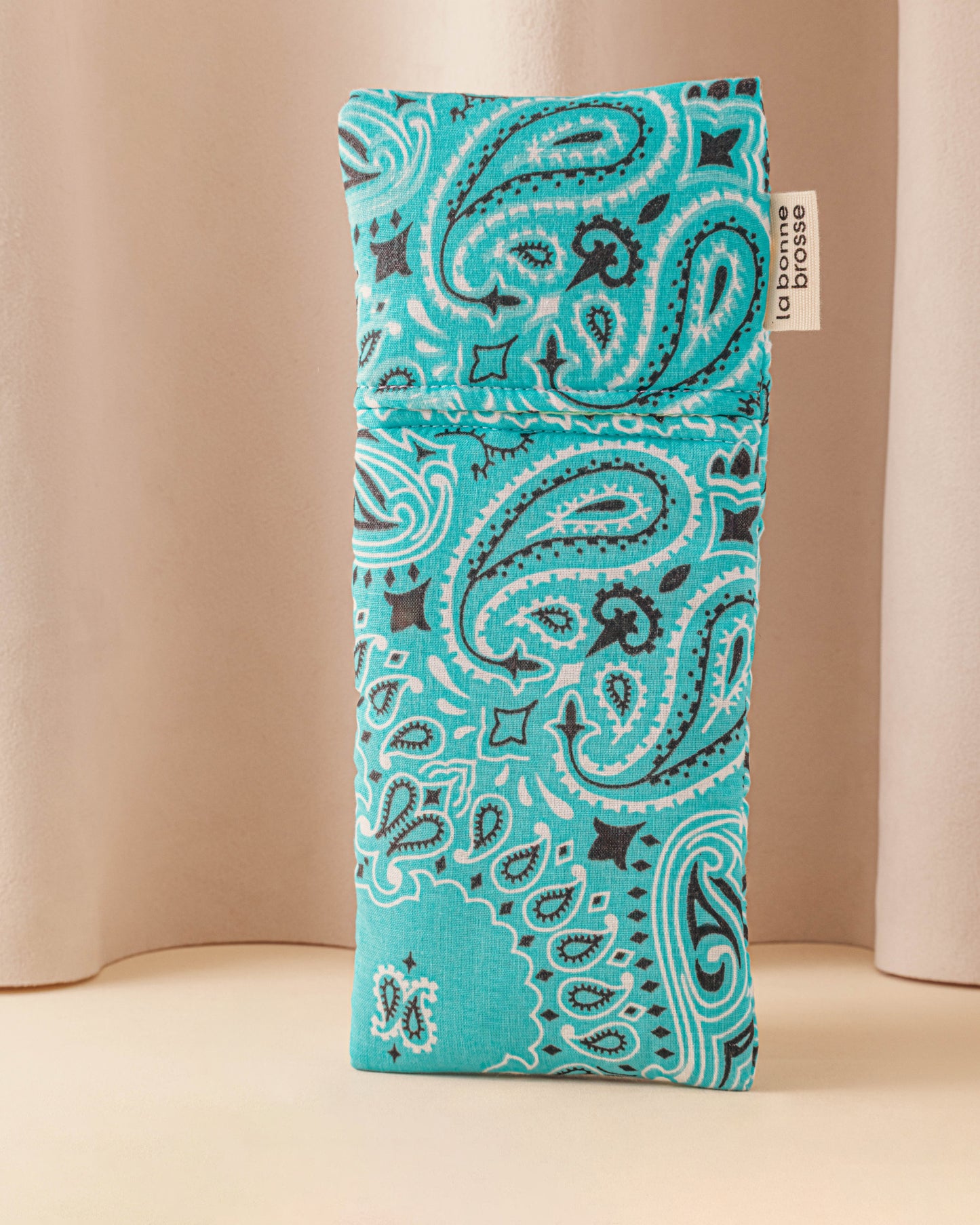 Call It By YourName x La Bonne Brosse Pochette Grande Brosse Bleu Turquoise