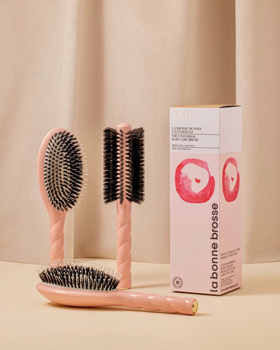 Edition limitée Octobre Rose N.02 La Brosse Démêlante & Soin l'Indispensable
