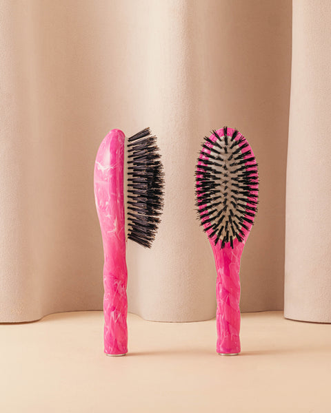 Roseanna x La Bonne Brosse N.01 The Small Shine & Care The Universal Hairbrush Pink Tie & Dye  - Image 1