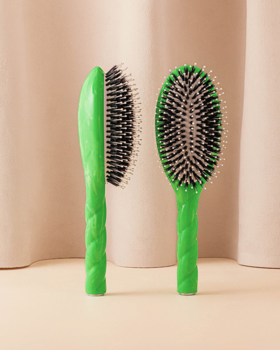 Roseanna x La Bonne Brosse N.03 La Brosse Cuir Chevelu Sensible l'Indispensable Douceur Tie & Dye Vert