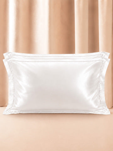Set of 2 Cream White Silk Pillowcases