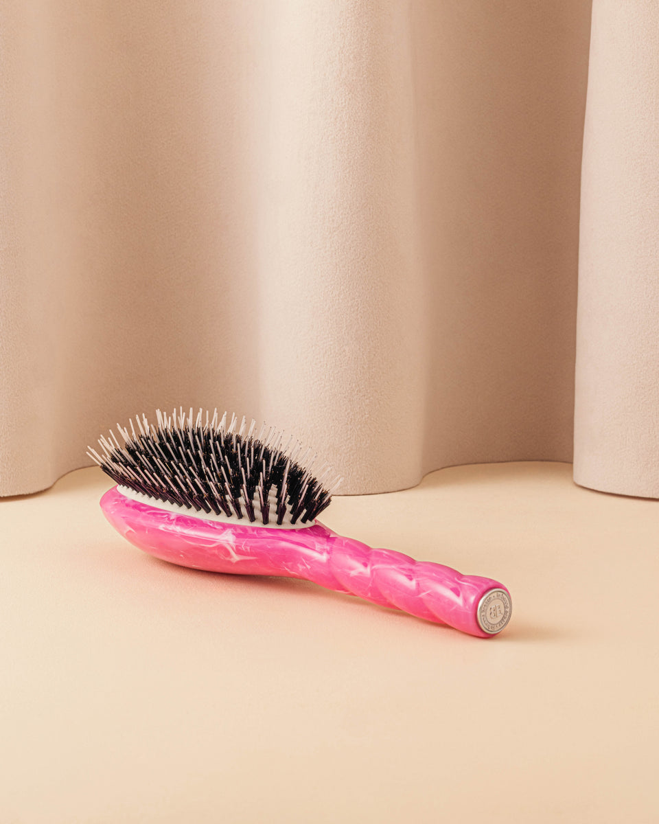 Roseanna x La Bonne Brosse N.02 La Brosse Démêlante & Soin l'Indispensable Tie & Dye Rose