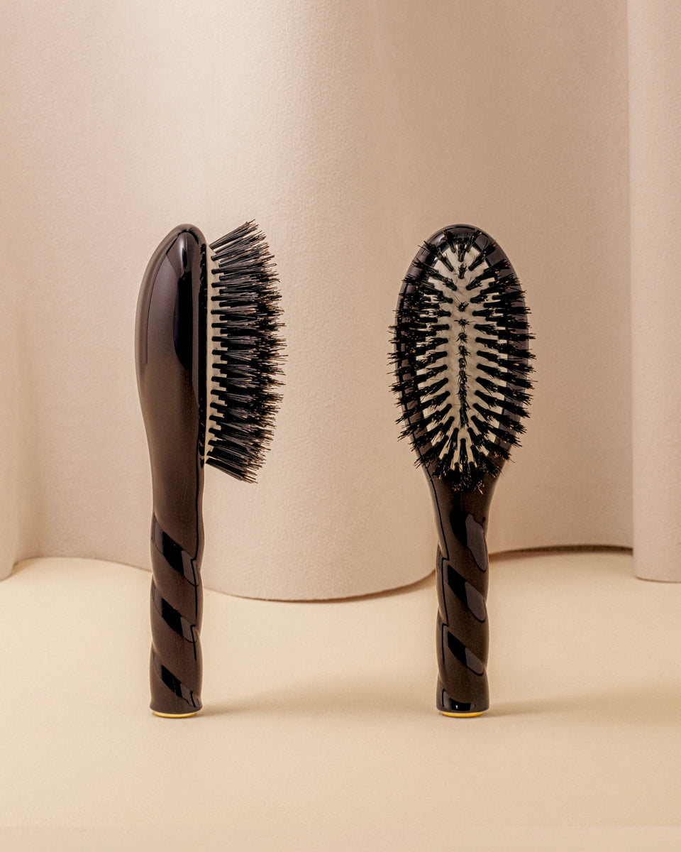 Black Edition N.01 Die Kleine Glanz und Pflegebürste Die Universelle