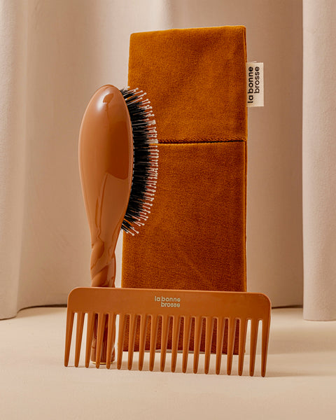 ‘Large Hair Brush’ Pouch Terracotta - Image 3