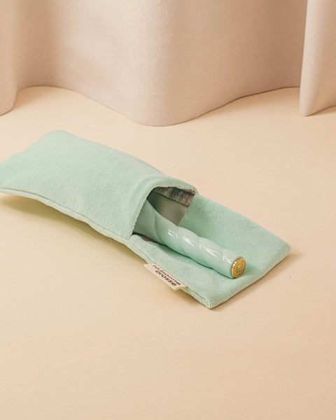 The “Large Brush” Lagoon Blue Pouch - Image 3
