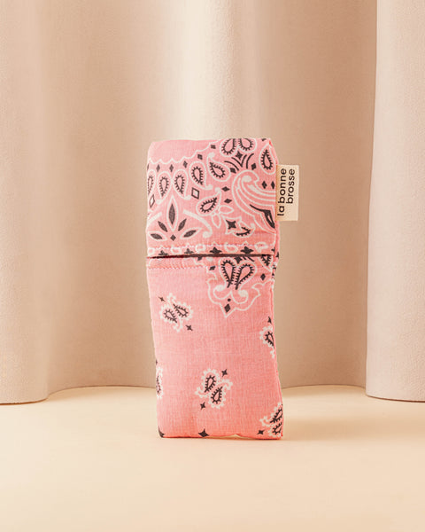 Call It By Your Name x La Bonne Brosse Pale Pink Micro Brush Pouch - Image 1