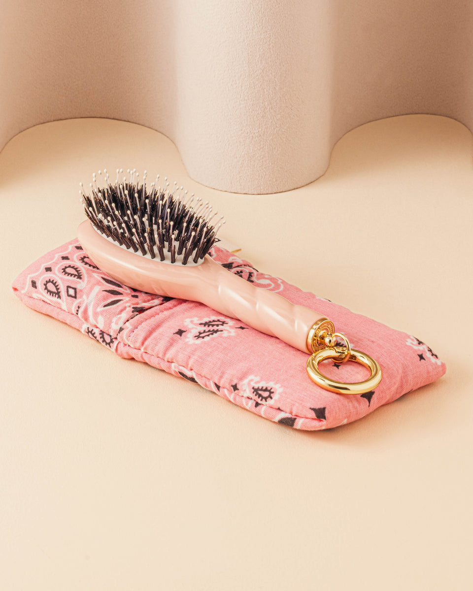 Call It By Your Name x La Bonne Brosse Pale Pink Micro Brush Pouch