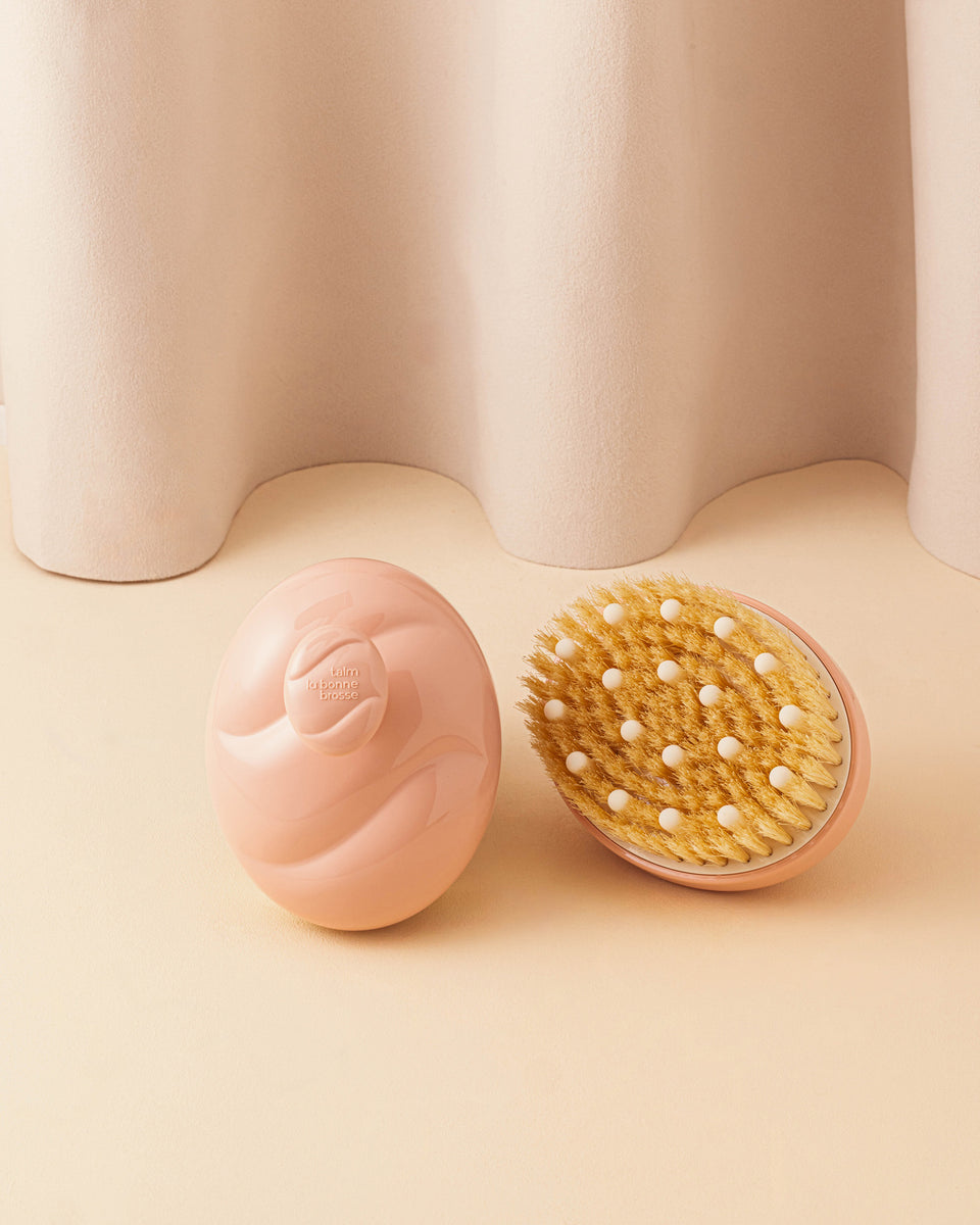 Talm x La Bonne Brosse N.02 La Brosse Corps Peaux Normales Rose Poudré