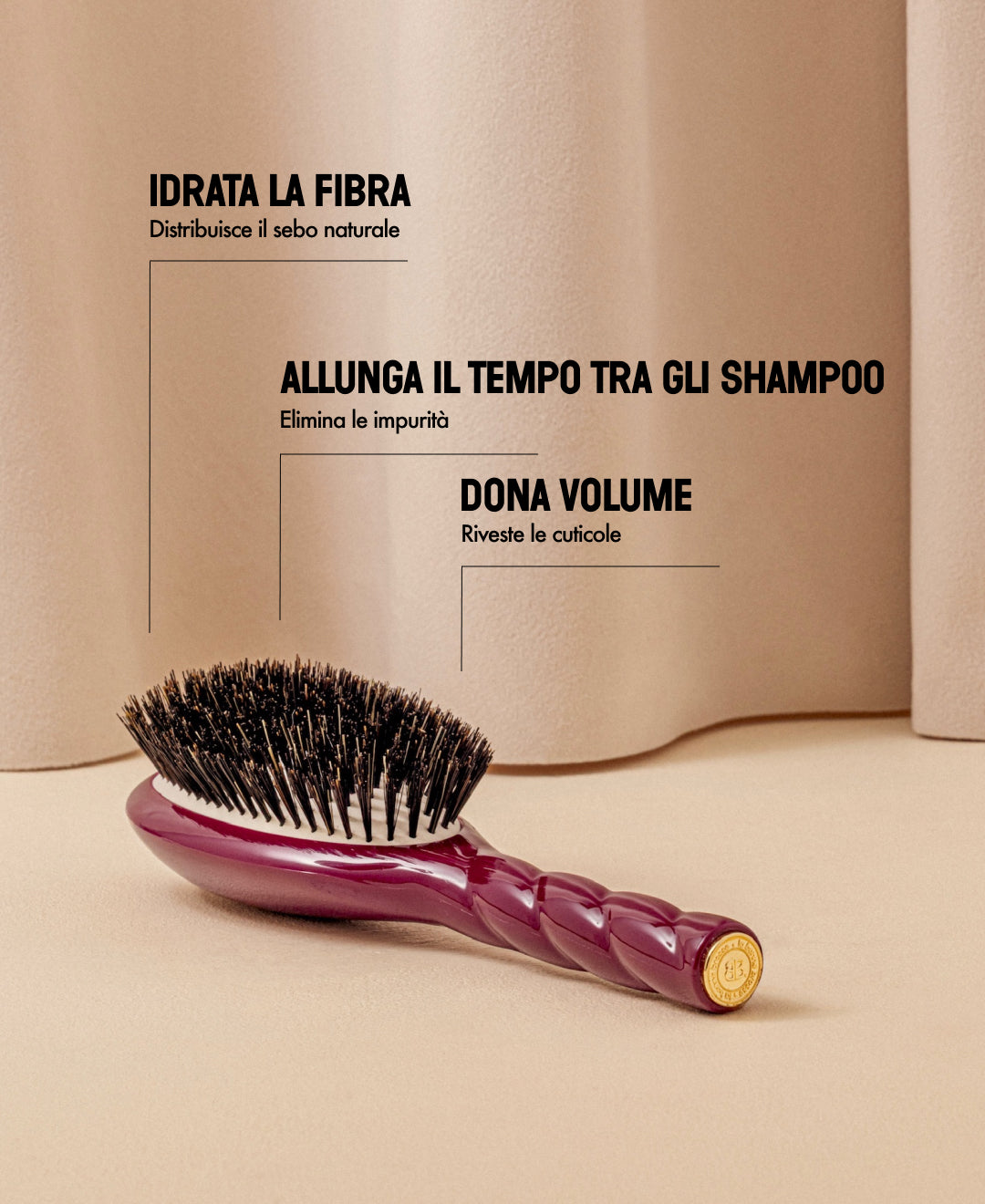 N.01 La Brosse Brillance & Soin l'Universelle Rouge Cerise