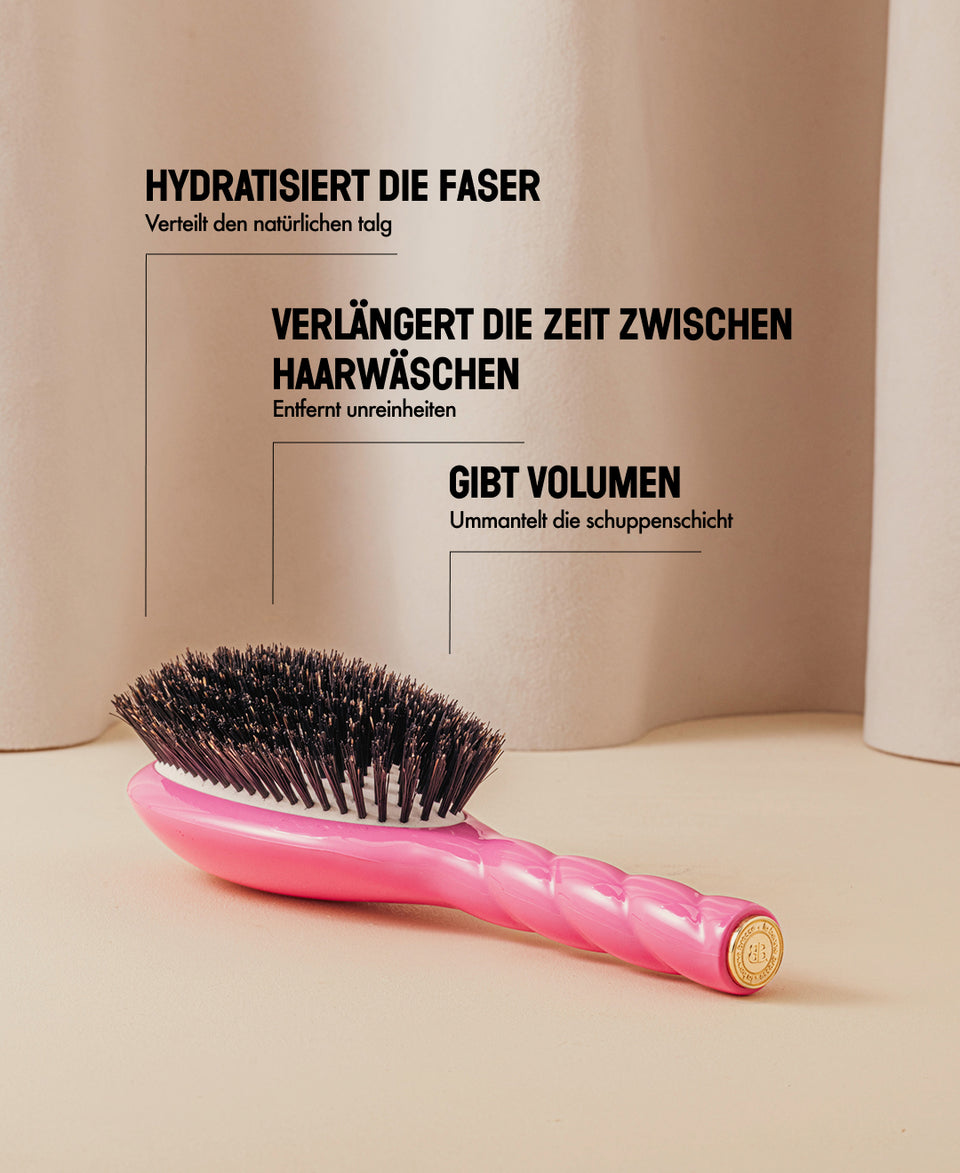 Limitierte Edition Pinker Oktober N.01 Die Universelle Glanz und Pflegebürste