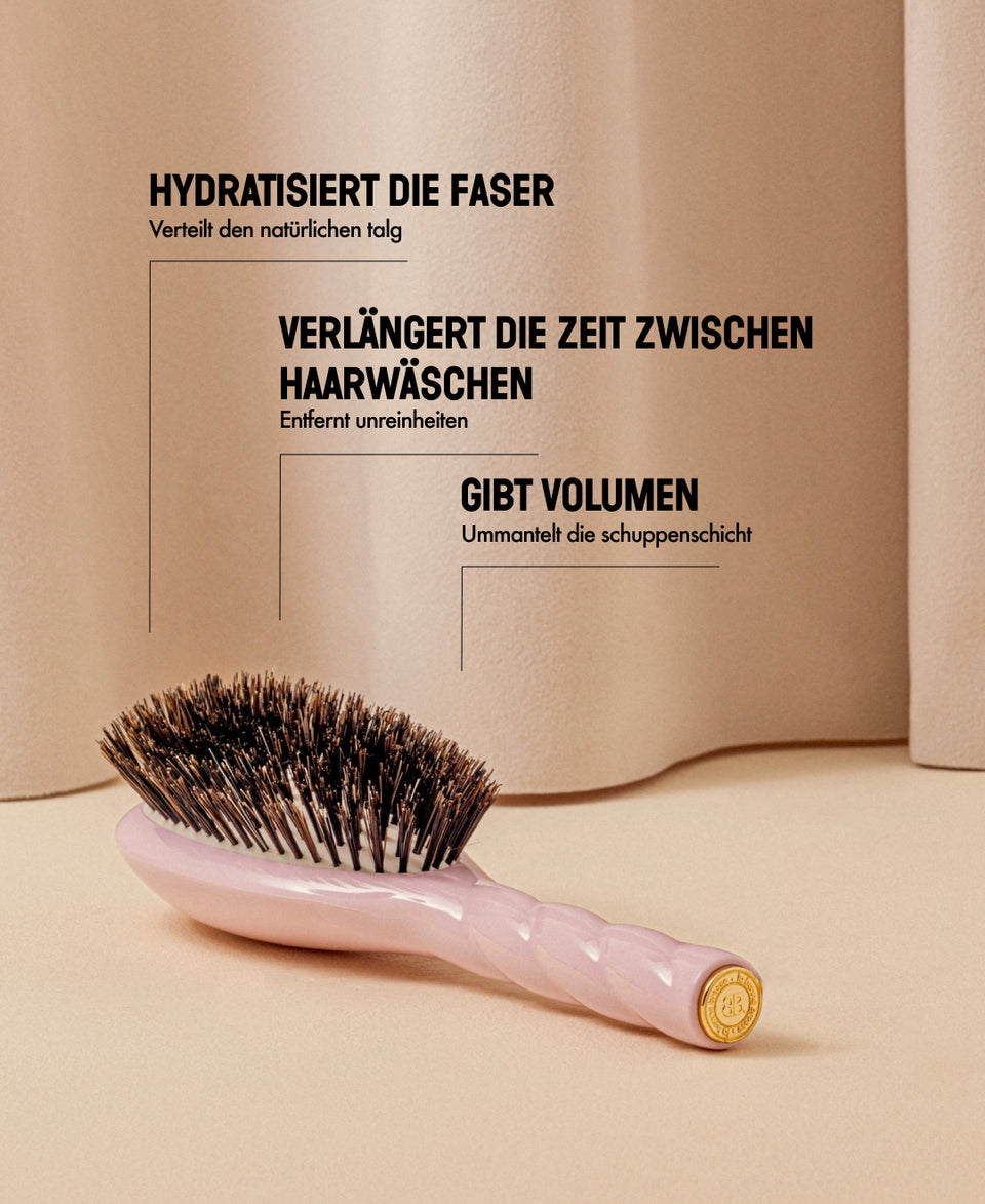 N.01 Glanz und Pflege Die Universelle Bürste Fliederrosa