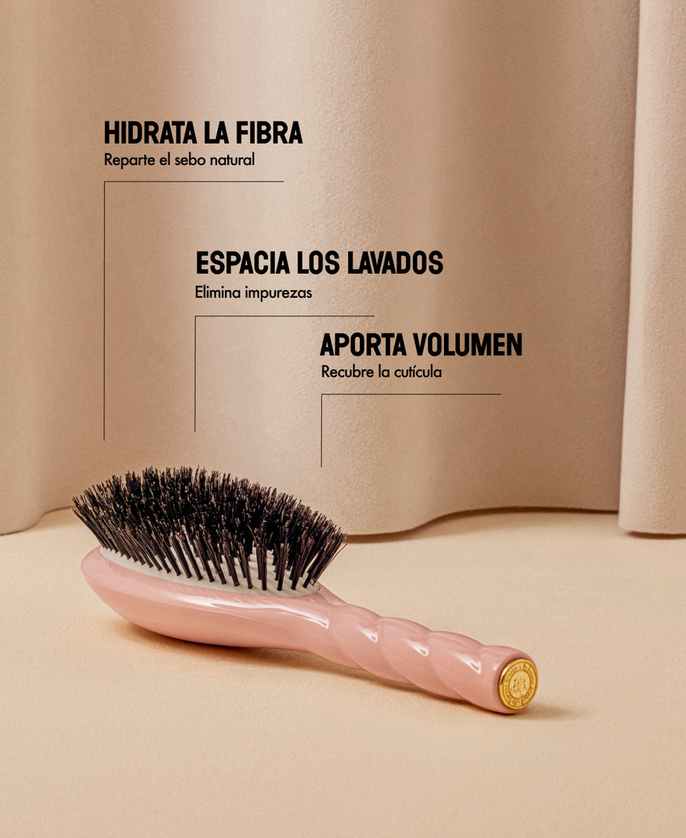 N.01 El Cepillo de Brillo y Cuidado La Universal Rosa Empolvado
