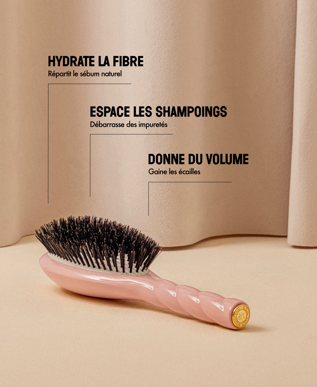N.01 La Brosse Brillance & Soin l'Universelle Rose Poudré
