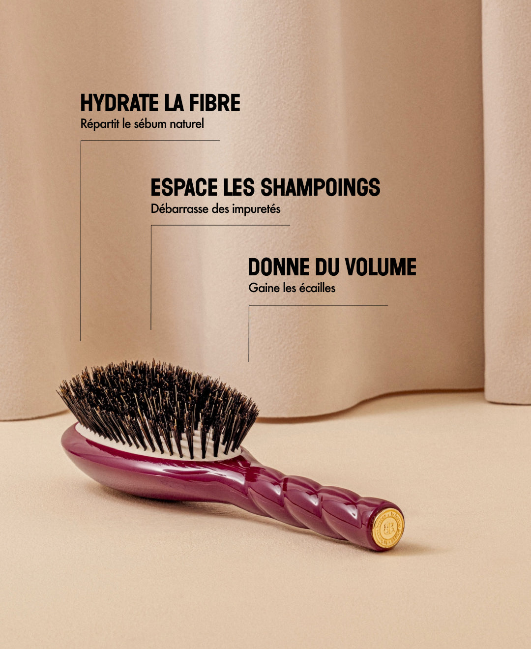 N.01 La Brosse Brillance & Soin l'Universelle Rouge Cerise