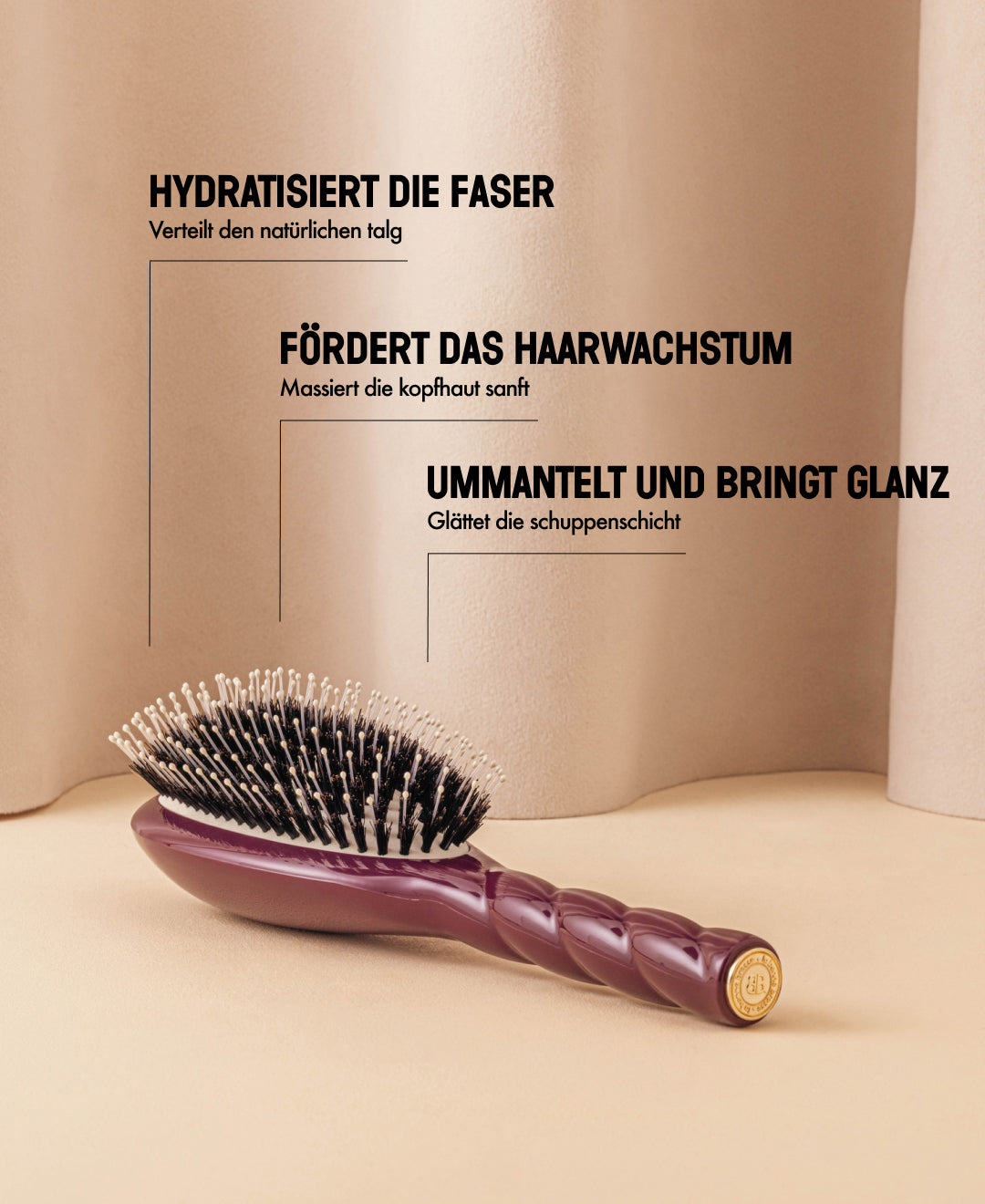 Limitierte Edition Aubergine: N.03 Unverzichtbare Sanftheit Bürste