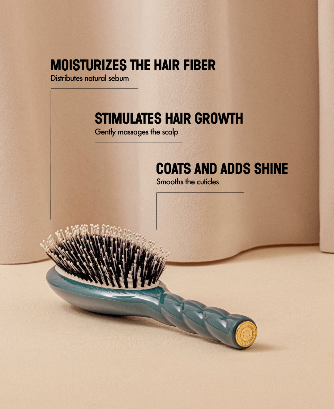 N.03 La Brosse Cuir Chevelu Sensible l'Indispensable Douceur Bleu Encre