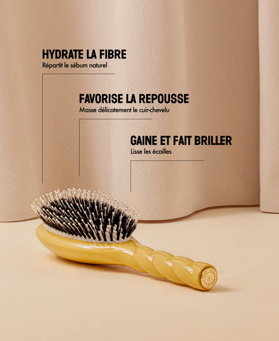 N.03 La Brosse Cuir Chevelu Sensible l'Indispensable Douceur Jaune Safran