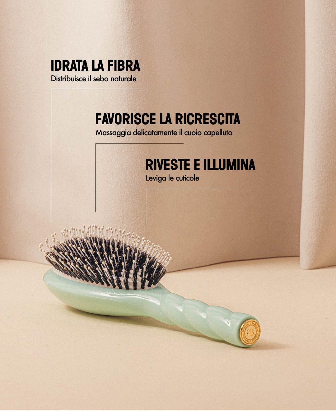 N.03 L'Essenziale Dolcezza Spazzola blu laguna