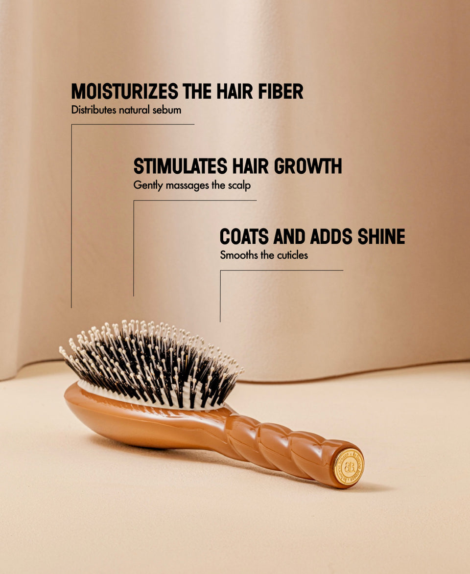 N.03 The Gentle Scalp Care HairBrush The Essential Softness Terracotta