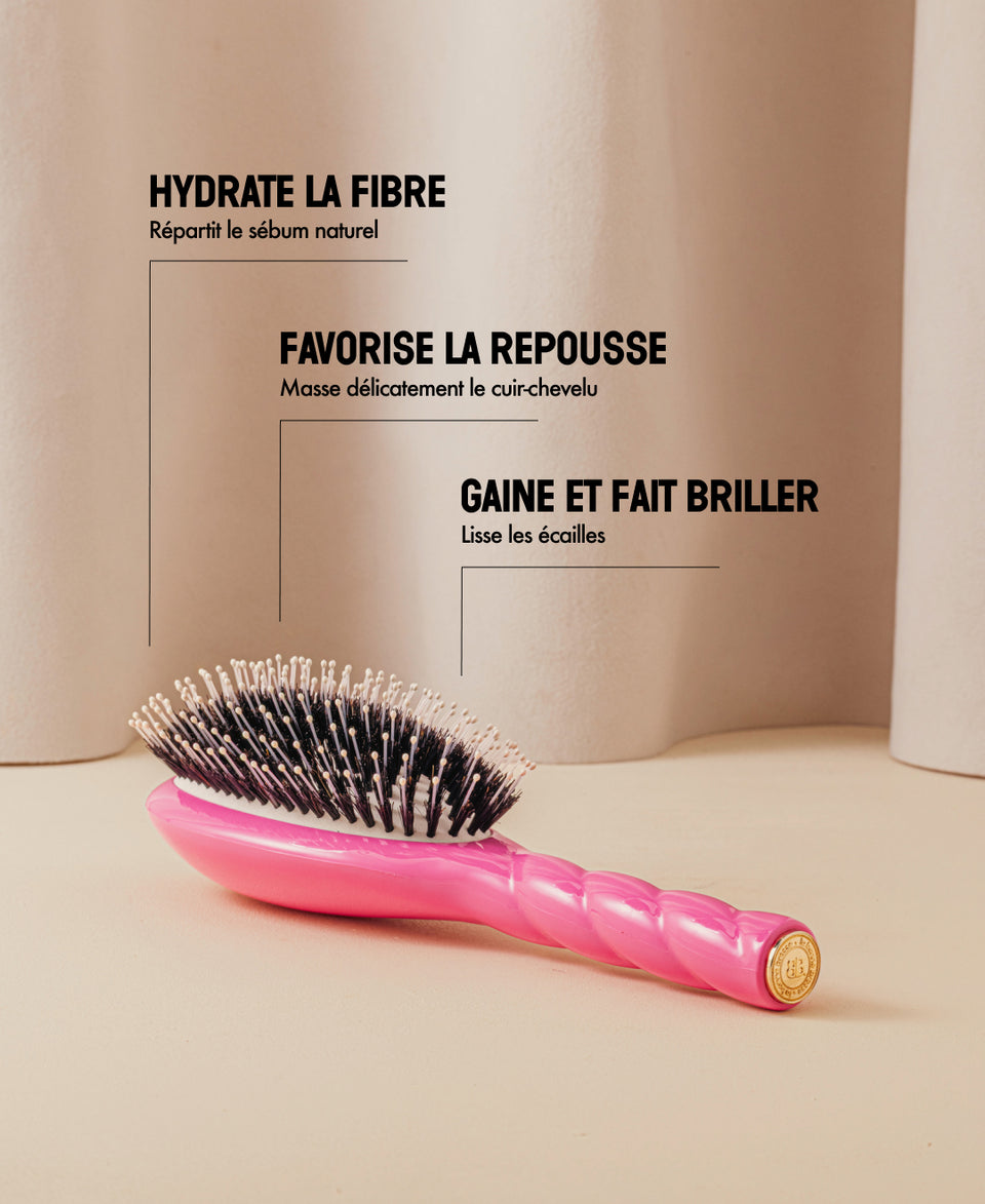Edition limitée Octobre Rose N.02 La Brosse Démêlante & Soin l'Indispensable