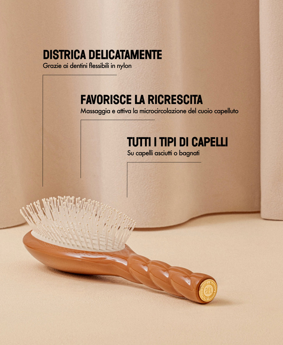 N.04 Il Miracolo Districante e Vegan Spazzola Terracotta