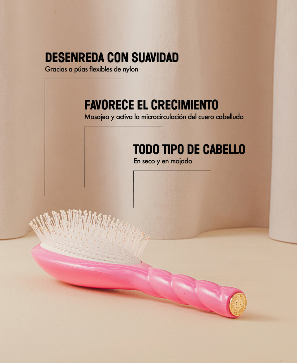 Edición Limitada Octubre Rosa N.04 El Cepillo Desenredante y Masajeador La Miracle