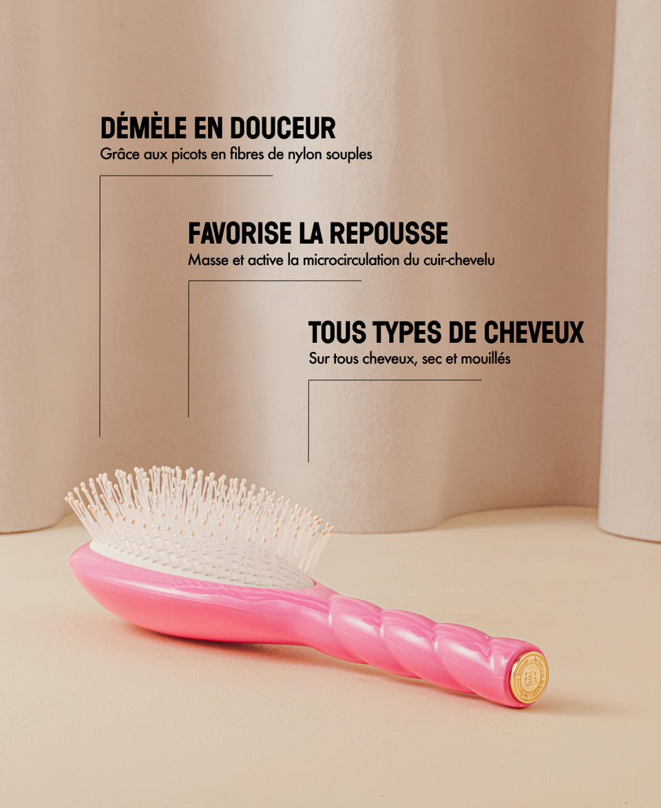 Edition limitée Octobre Rose N.04 La Brosse Démêlante & Massante La Miracle