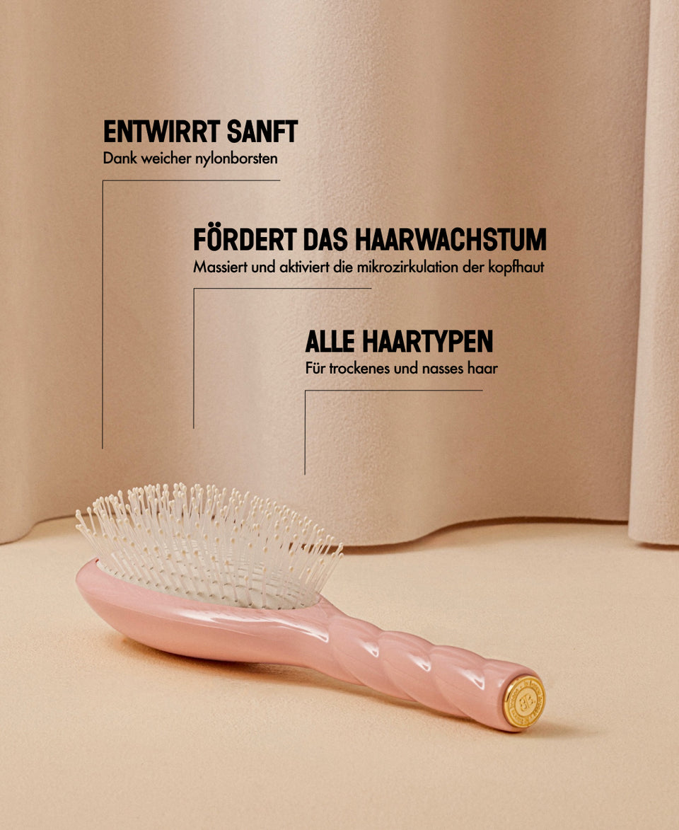 N.04 The Miracle Powder Pink Entwirrungs- und Massagebürste