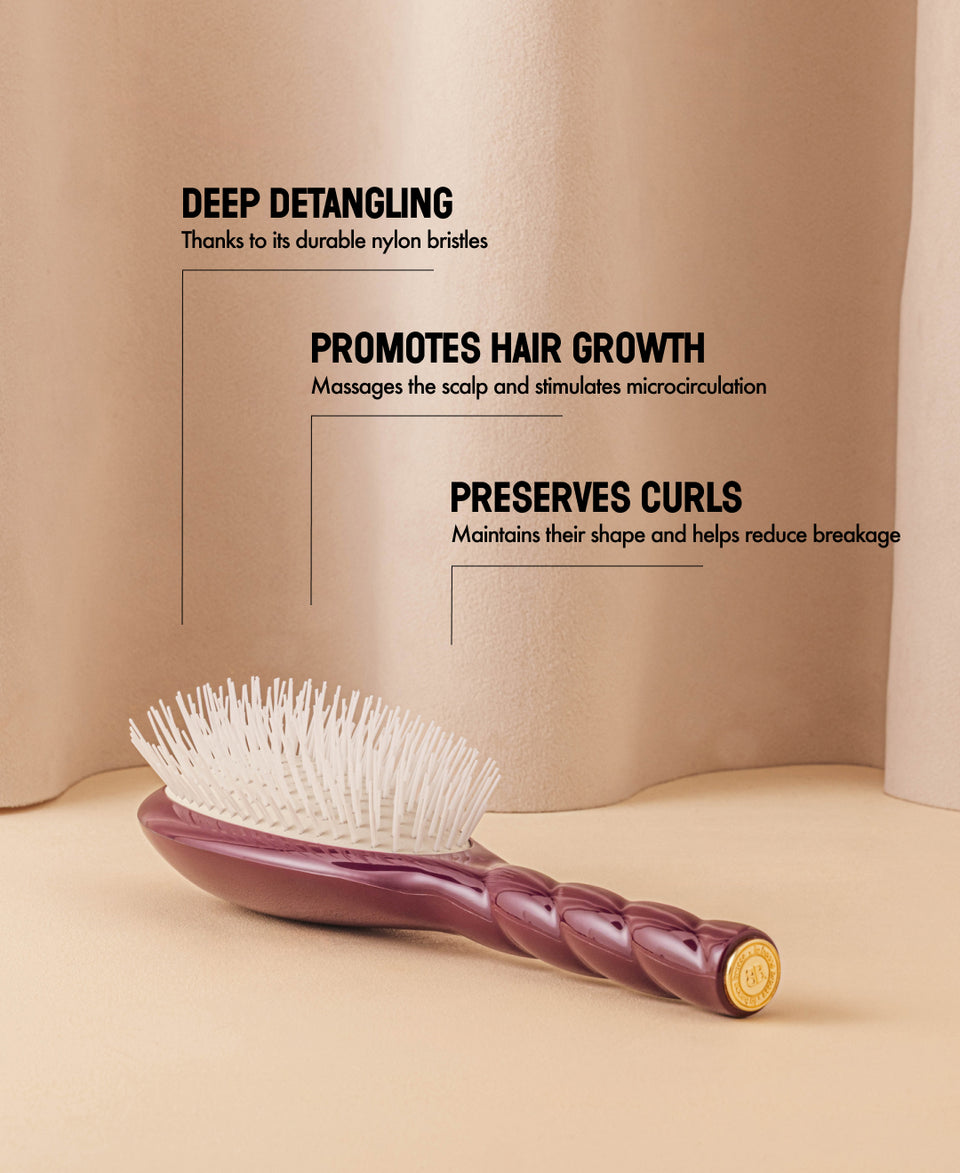 Limited Edition Aubergine N.07 The Stimulating & Detangling HairBrush The Intense