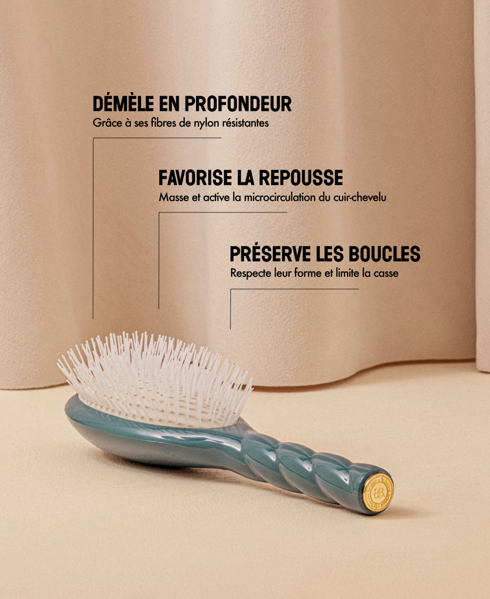 N.07 La Brosse Démêlante & Stimulante l'Intense Bleu Encre