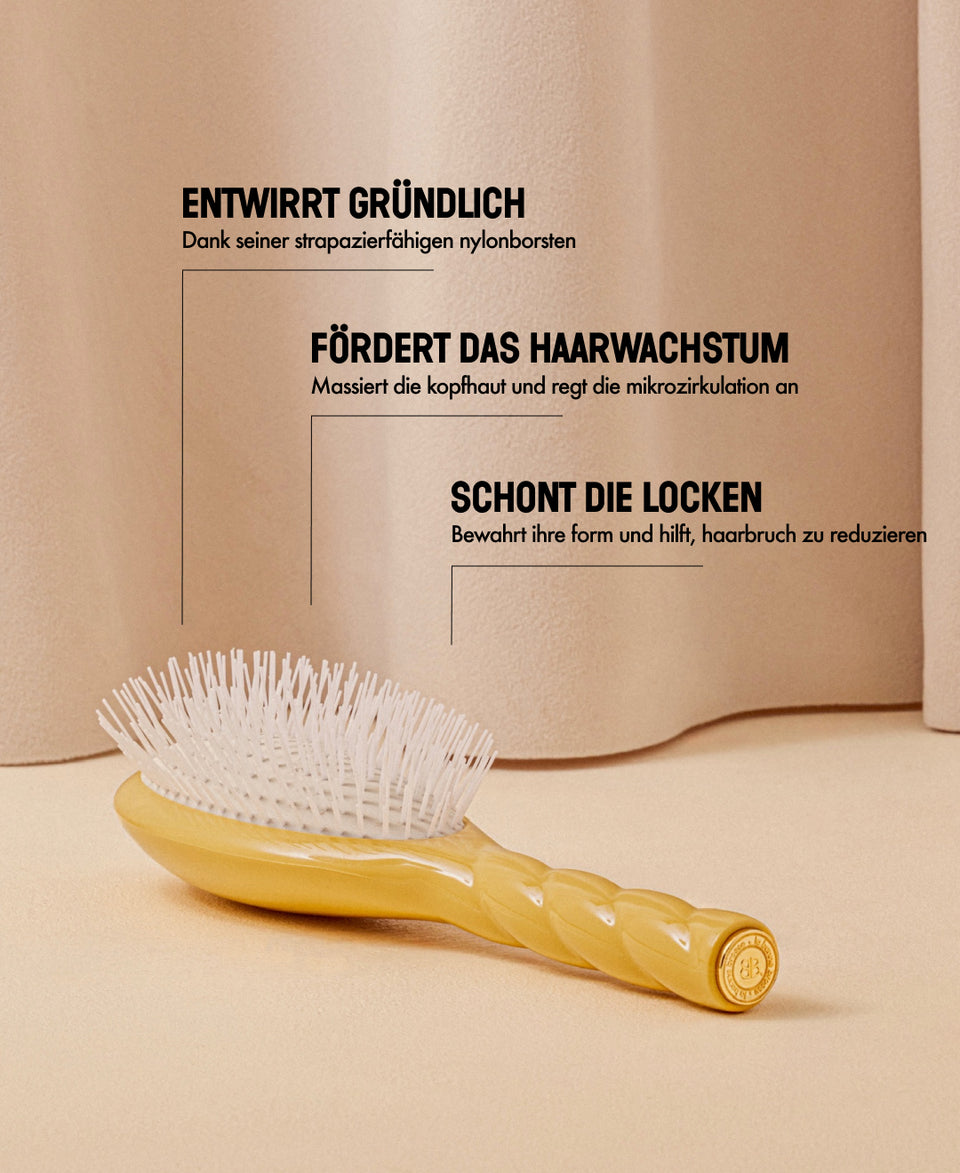 N.07 Die Intense Entwirrend und Stimulierend Bürste Safrangelb