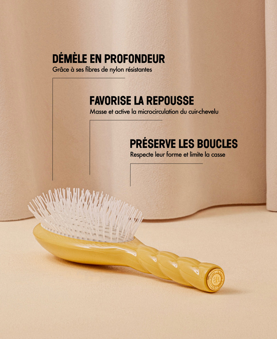 N.07 La Brosse Démêlante & Stimulante l'Intense Jaune Safran